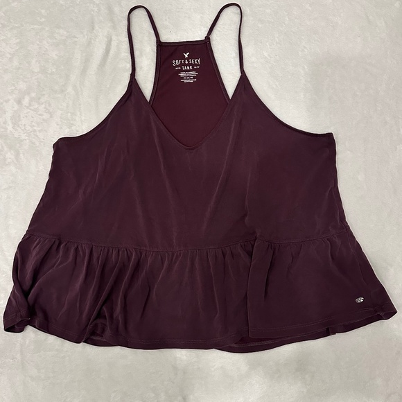 AMERICAN EAGLE LADIES CROPPED SOFT AND SEXY TANK MEDIUM - Picture 1 of 4